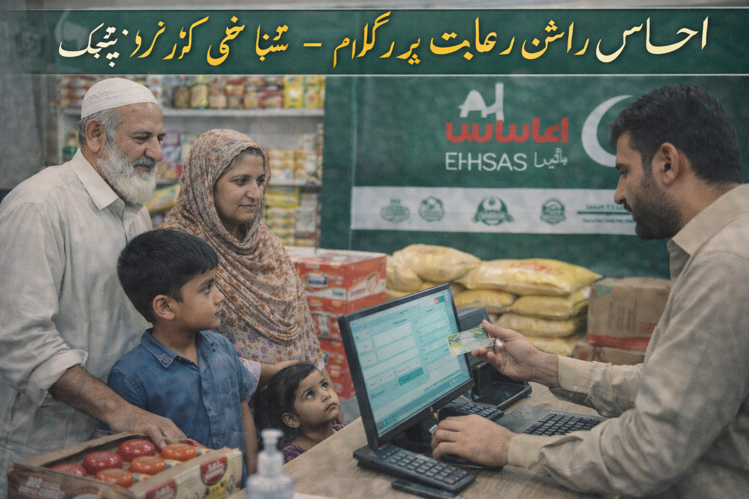 ehsaas rashan program cnic check